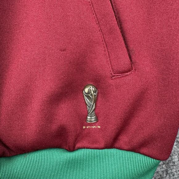 Vintage Adidas Portugal FIFA Jacket Mens XL Soccer World Cup 1974 Trefoil Zip - Picture 5 of 10